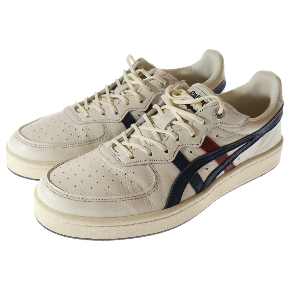 Onitsuka Tiger(オニツカタイガー) GSM SD サイドライン レザー ローカットスニーカー ホワイト レディース US7/24cm レディース 1183A803