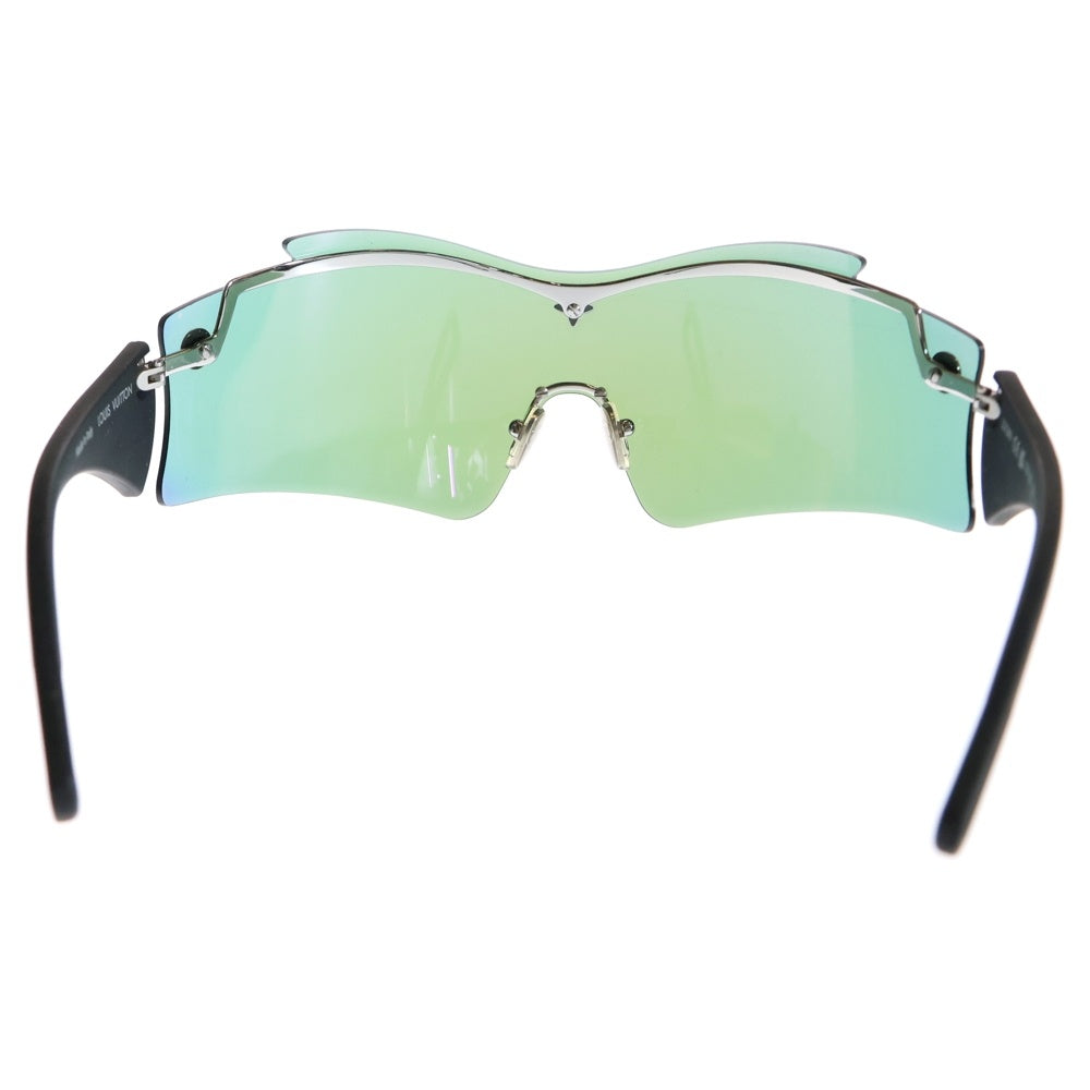 LOUIS VUITTON(ルイヴィトン) LV MIRROR MASK LVロゴ ミラー マスク カラーレンズ サングラス アイウェア メガネ 眼鏡 ブラック Z2729U