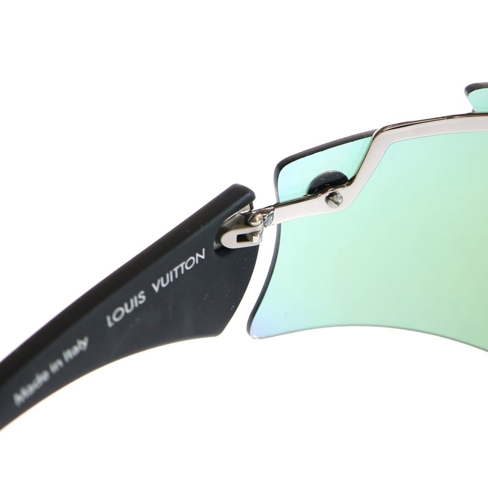 LOUIS VUITTON(ルイヴィトン) LV MIRROR MASK LVロゴ ミラー マスク カラーレンズ サングラス アイウェア メガネ 眼鏡 ブラック Z2729U