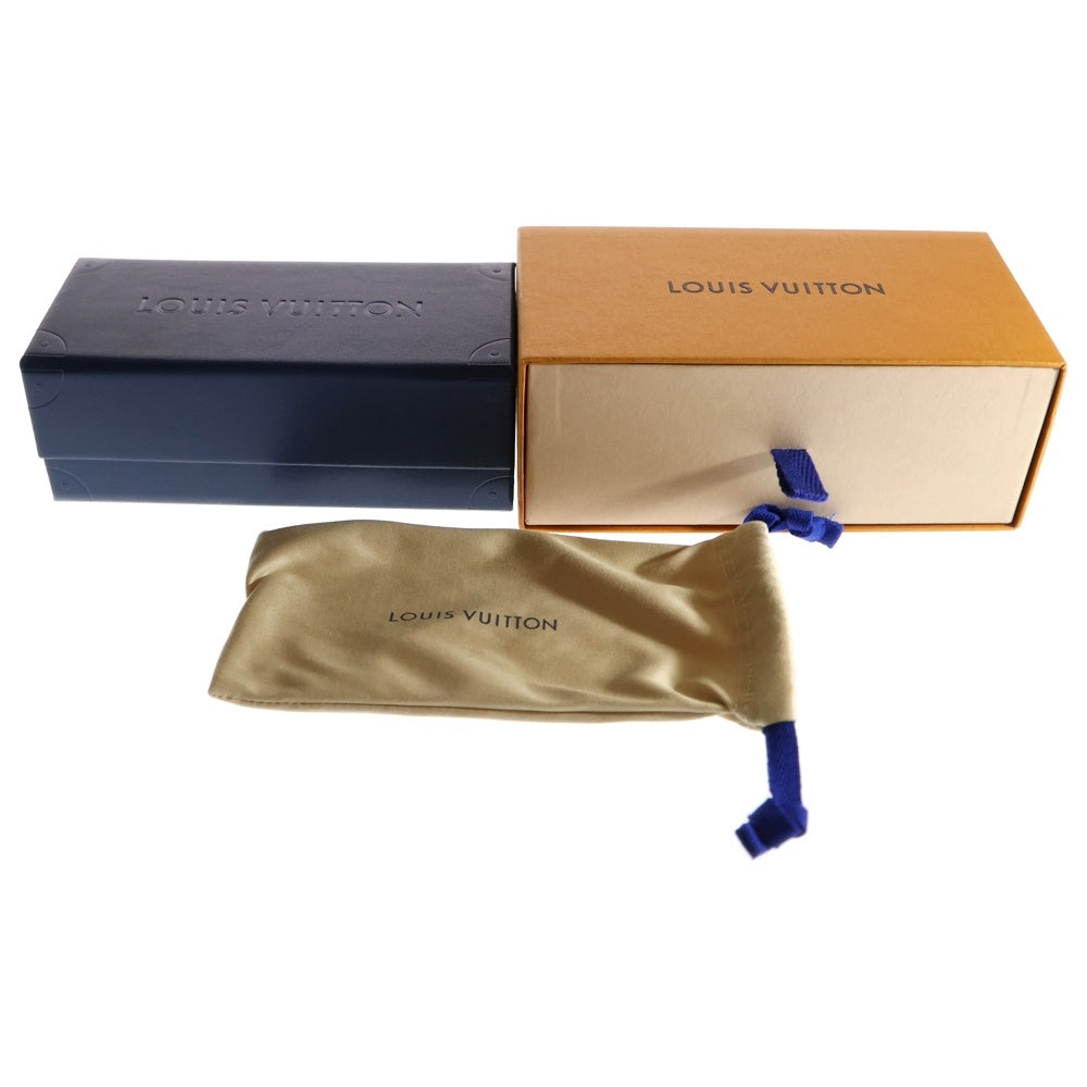 LOUIS VUITTON(ルイヴィトン) LV MIRROR MASK LVロゴ ミラー マスク カラーレンズ サングラス アイウェア メガネ 眼鏡 ブラック Z2729U