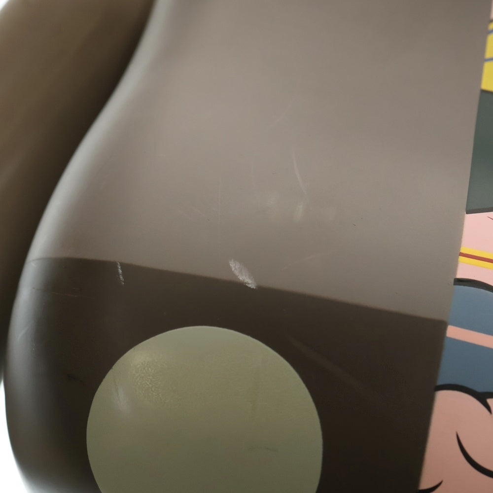 MEDICOM TOY(メディコムトイ) BE@RBRICK Original Fake ×KAWS Companion Dissected Grey 1000% カウズ ベアブリック フィギュア 人体模型 レッド/グレー