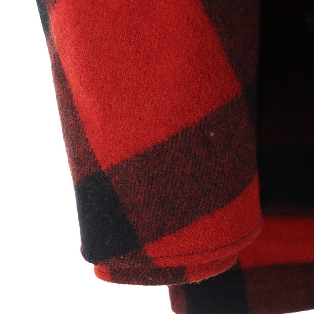 FILSON(フィルソン) LINED WOOL PACKER COAT ラインド ボアカラー チェック 4B ウールパッカーコート レッド/ブラック 8037-45-00016