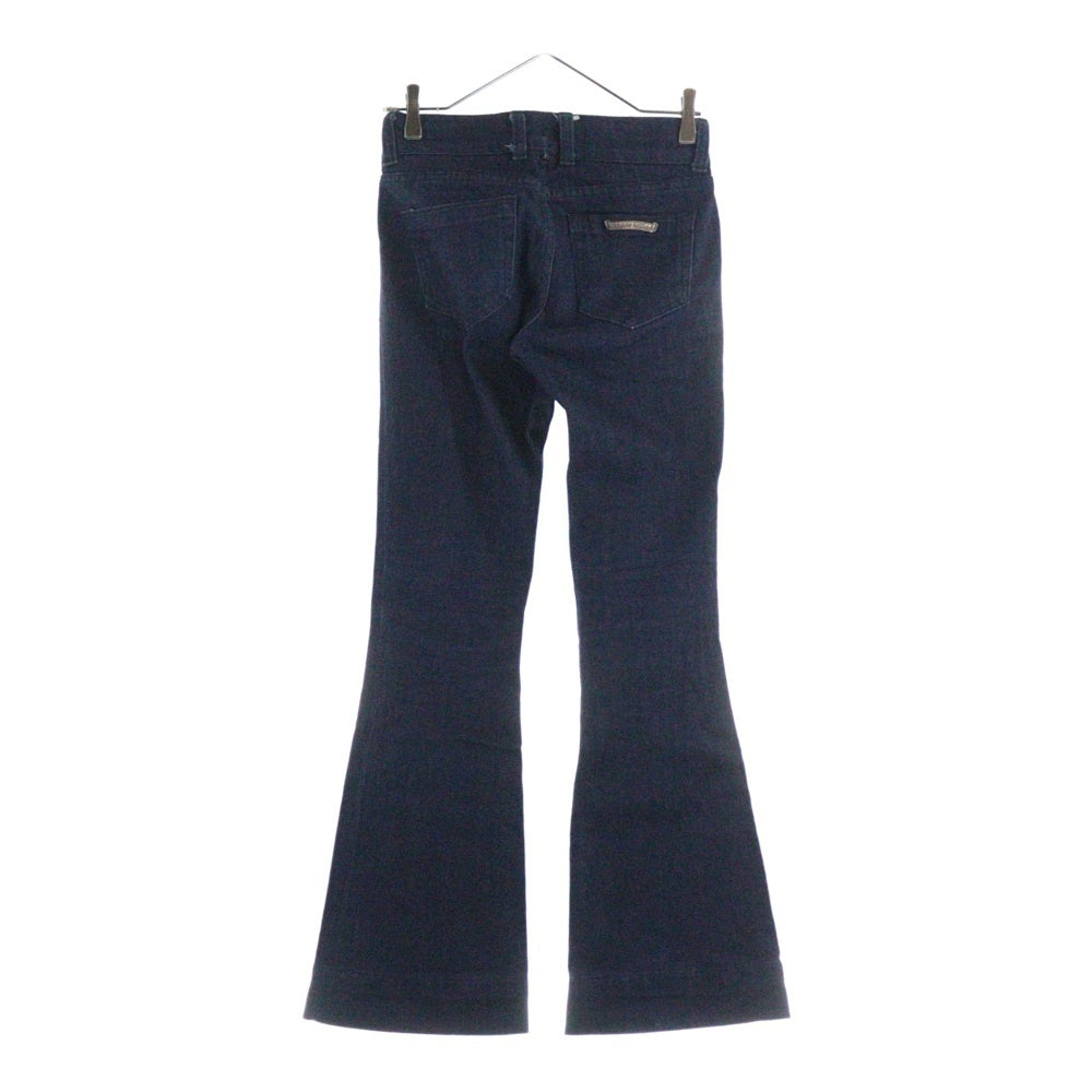 CHROME HEARTS(クロムハーツ) DNM PANTS ダガージップ フレア デニムパンツ インディゴ レディース