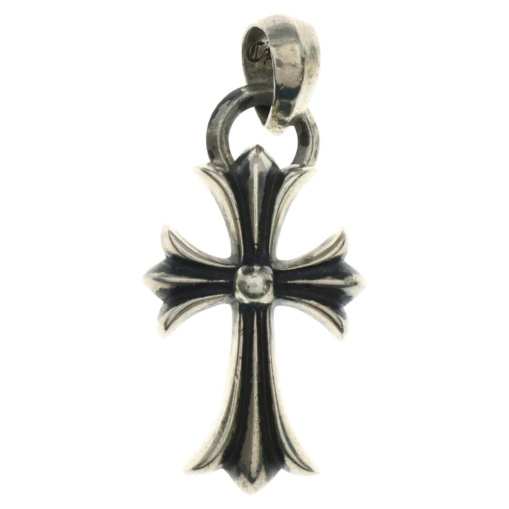 CHROME HEARTS(クロムハーツ) CH CRS SML W/BALE Wベイル スモールCHクロス ペンダントトップ シルバー BCA218