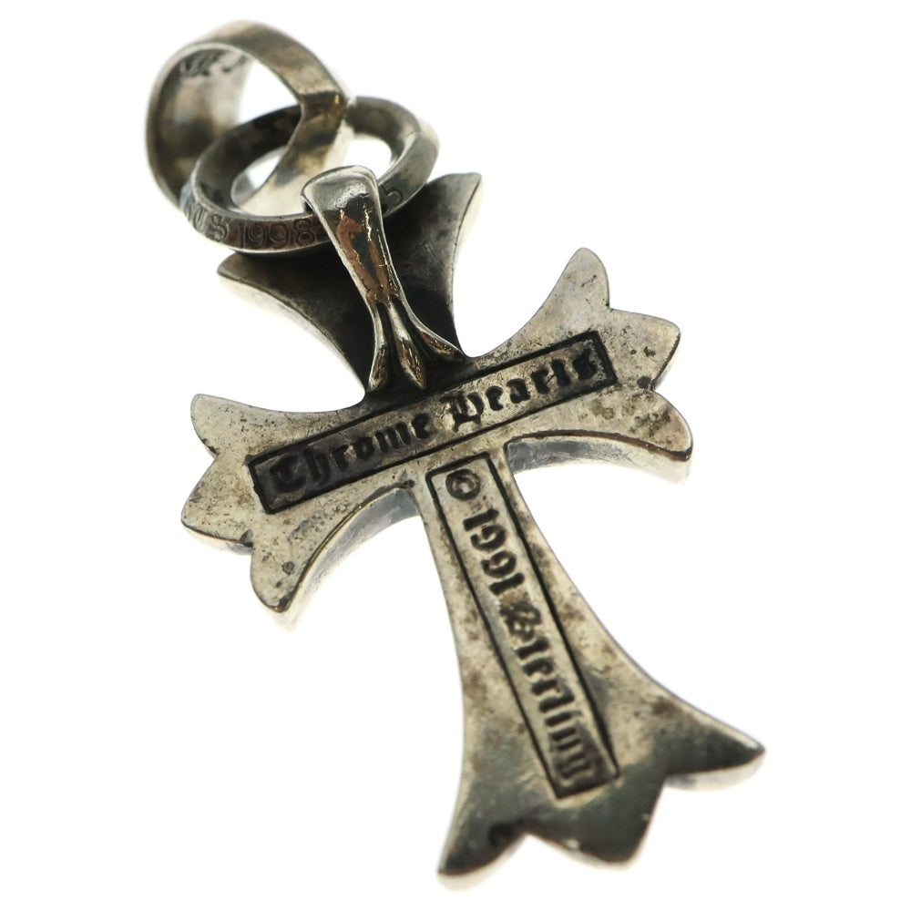 CHROME HEARTS(クロムハーツ) CH CRS SML W/BALE Wベイル スモールCHクロス ペンダントトップ シルバー BCA218