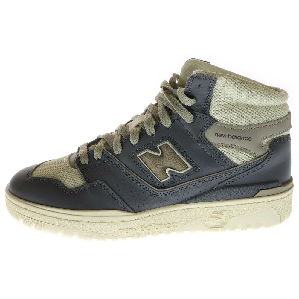 New Balance(ニューバランス) BB650R01 ×AIME LEON DORE 650R エメレオンドレ ハイカットスニーカー グレー US9/27cm