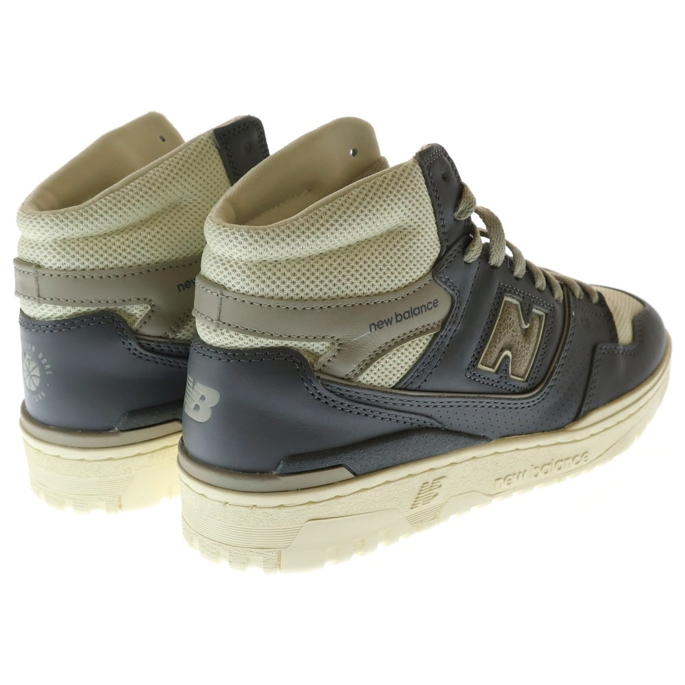 New Balance(ニューバランス) BB650R01 ×AIME LEON DORE 650R エメレオンドレ ハイカットスニーカー グレー US9/27cm