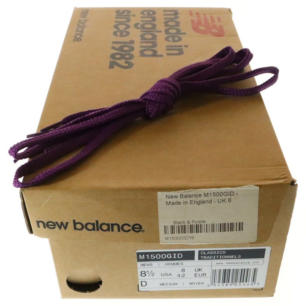 New Balance(ニューバランス) M1500GID ローカットスニーカー ブラック US8.5/26.5cm