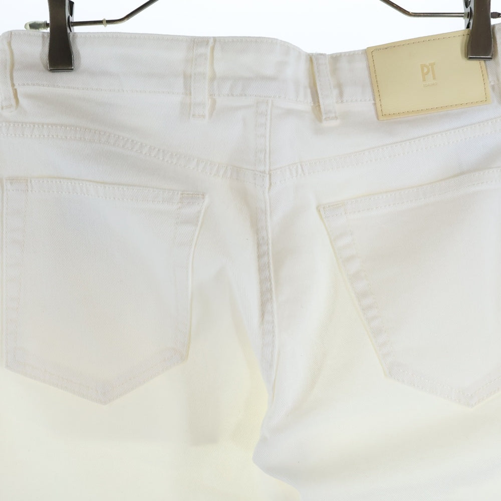 PT TORINO(ピーティートリノ) SWING MUST DENIM SUPER SLIM FIT ジップフライ デニムパンツ ジーンズ ホワイト C5DJ05Z10BAS