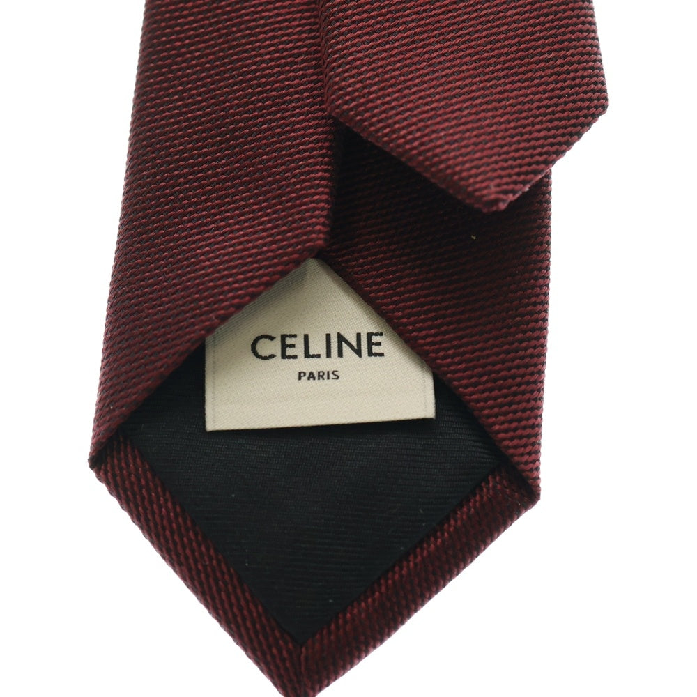 CELINE(セリーヌ) シルク ネクタイ バーガンディ
