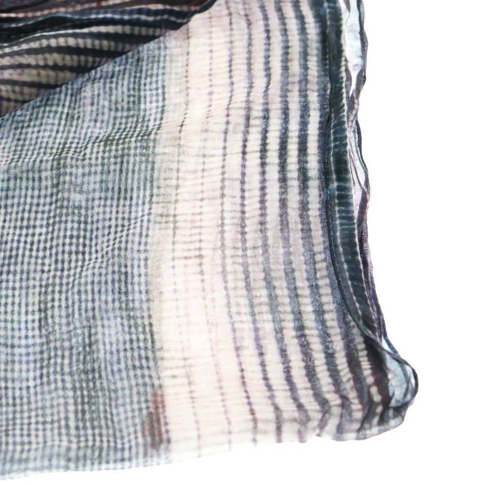 Cruciani(クルチアーニ) 総柄 レーヨン スカーフ ストール マフラー パープル AC11.005