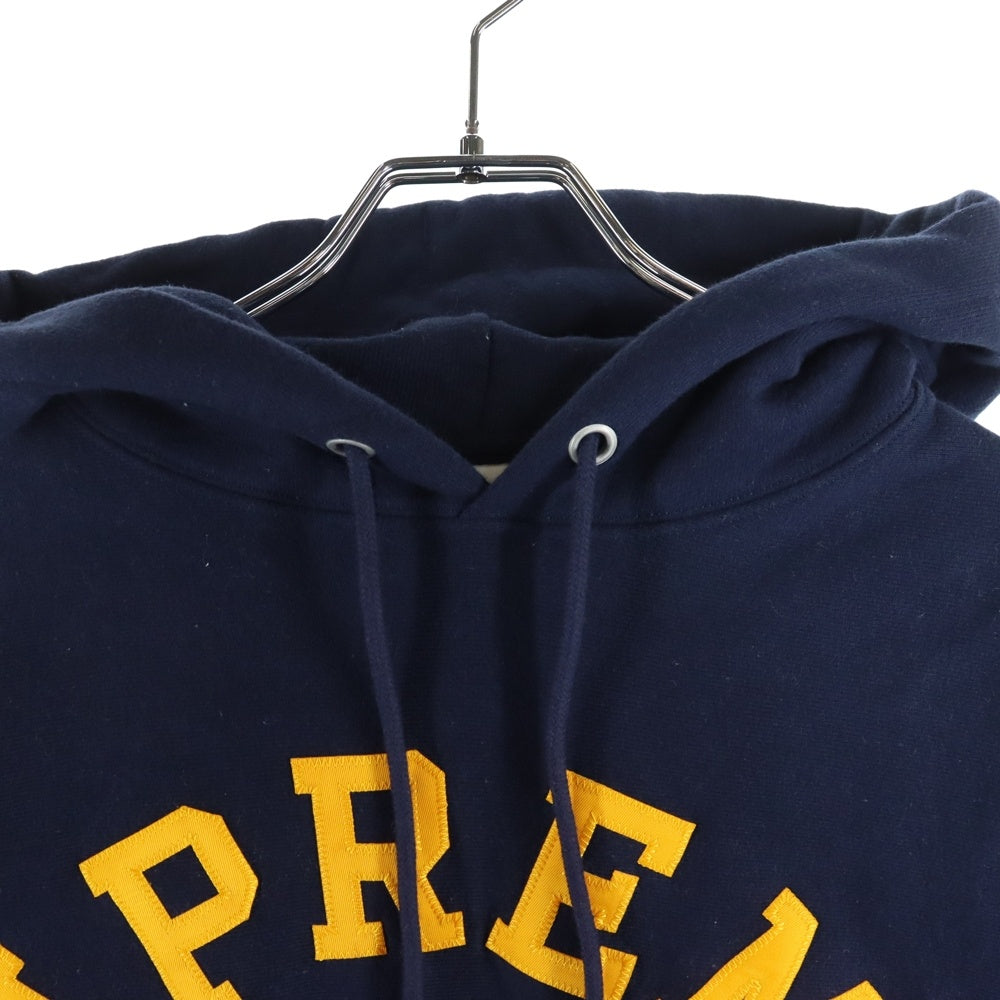 SUPREME(シュプリーム) 24SS ×CHAMPION Hooded Sweatshirt チャンピオン プルオーバーパーカー スウェットフーディ ネイビー