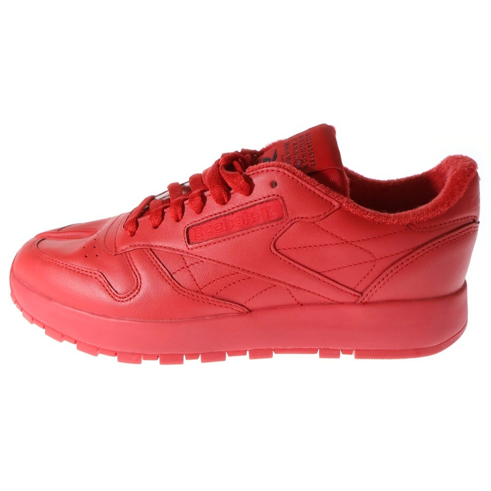 Maison Martin Margiela(メゾンマルタンマルジェラ) ×Reebok Classic Leather Tabi リーボック 足袋スニーカー レッド US9/27cm H04866