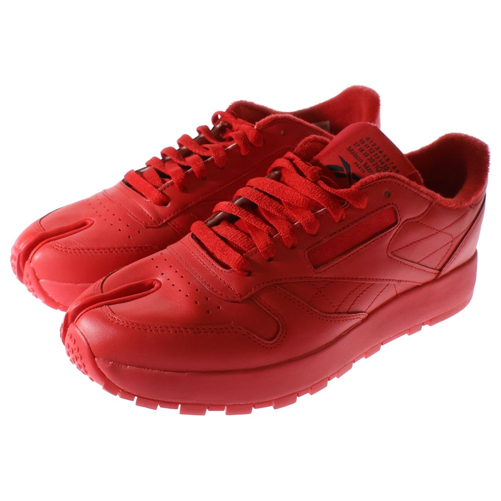 Maison Martin Margiela(メゾンマルタンマルジェラ) ×Reebok Classic Leather Tabi リーボック 足袋スニーカー レッド US9/27cm H04866