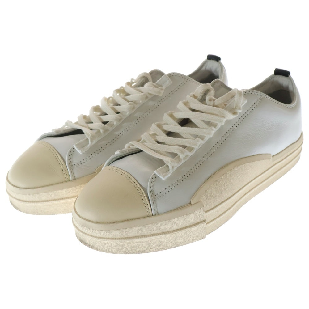 Y-3(ワイスリー) YUBEN LOW ユベン ローカット レザースニーカー ホワイト US8/26cm FX0565