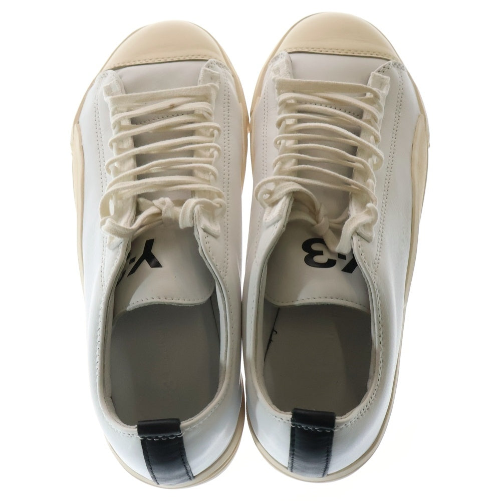 Y-3(ワイスリー) YUBEN LOW ユベン ローカット レザースニーカー ホワイト US8/26cm FX0565