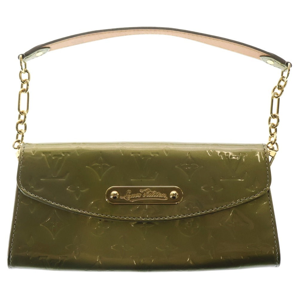 LOUIS VUITTON(ルイヴィトン) サンセット ブルーバード モノグラムヴェルニ アマラント ショルダーバッグ ゴールド レディース TH5019