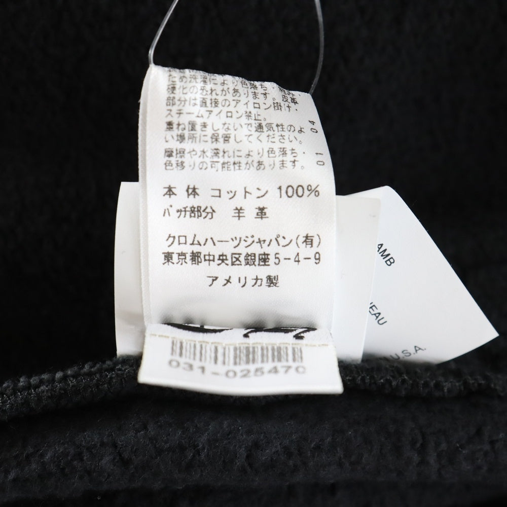 CHROME HEARTS(クロムハーツ) GRP Y NOT Sweat Shorts ワイノット クロスパッチ スウェット ショーツ ハーフパンツ ブラック