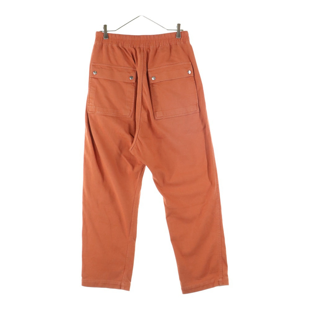 Rick Owens(リックオウエンス) 22AW STROBE BELA PANTS ドローストリングベラパンツ オレンジ RU02B2361-BA