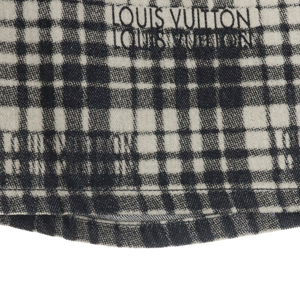 LOUIS VUITTON(ルイヴィトン) 23AW Logo Check Shorts ロゴ チェック ショーツ ハーフパンツ ブラウン RM232 APA HPD90W