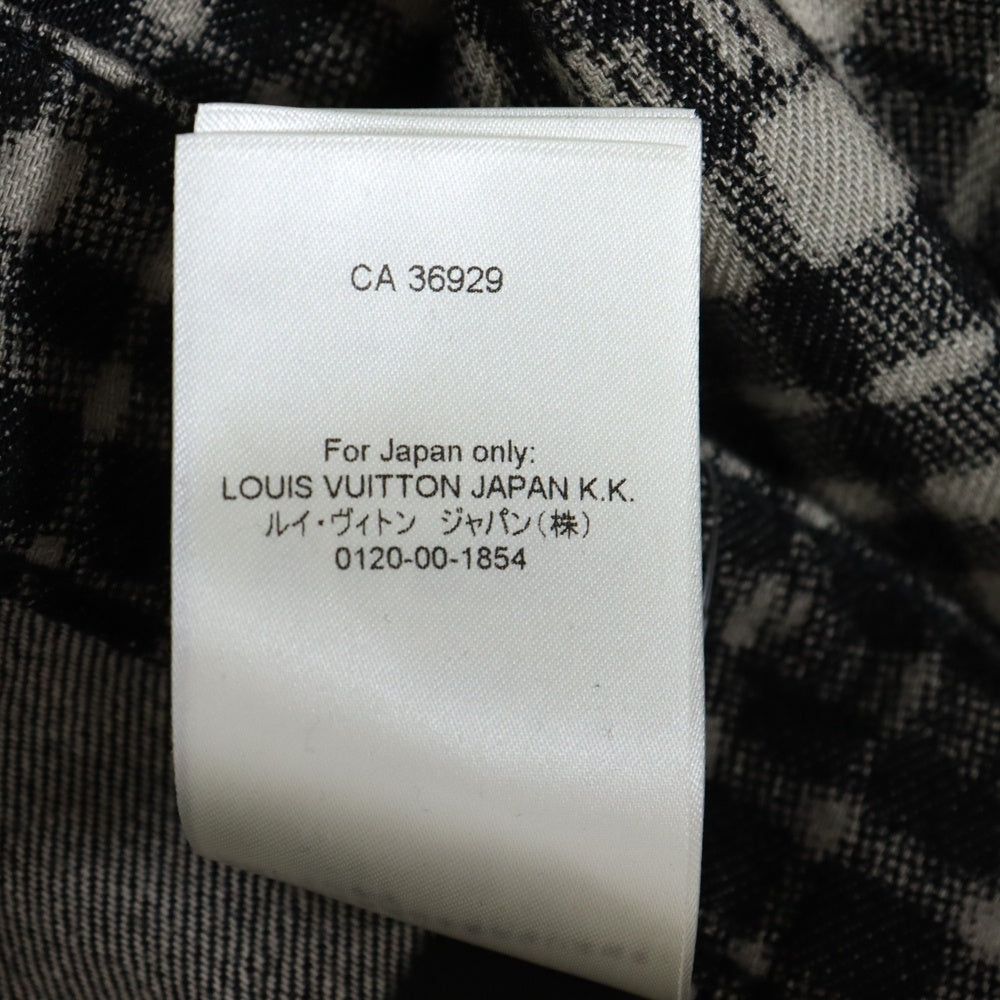 LOUIS VUITTON(ルイヴィトン) 23AW Logo Check Shorts ロゴ チェック ショーツ ハーフパンツ ブラウン RM232 APA HPD90W