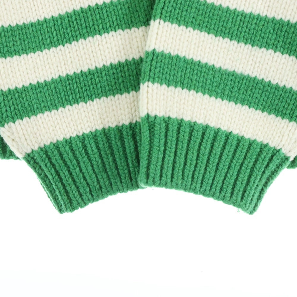 GUCCI(グッチ) ×adidas Knit Pullover Parka アディダス ニット プルオーバーパーカー グリーン 723079