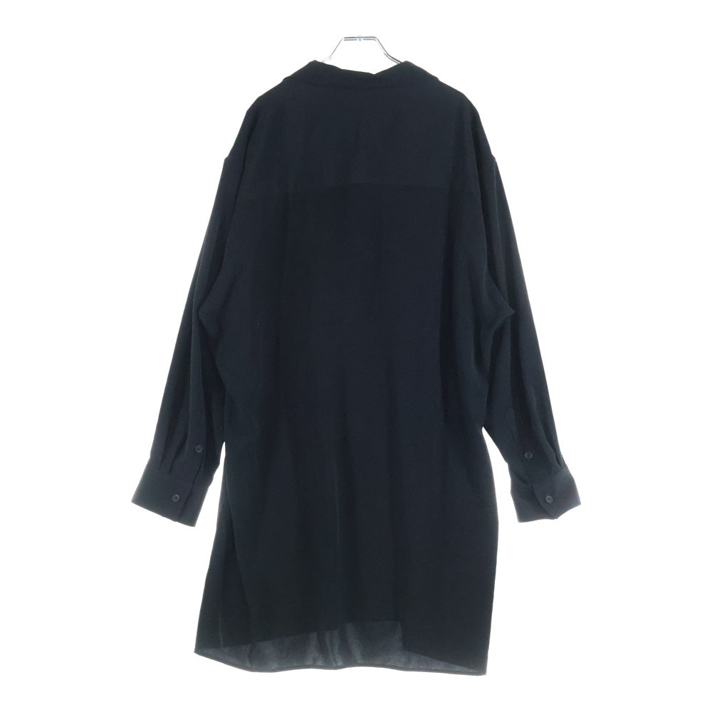 Yohji Yamamoto POUR HOMME(ヨウジヤマモト プールオム) TA TUXEDO SHIRTS COLLAR BLOUSE タキシード カラーブラウス シャツ ブラック HS-B60-500-1-02