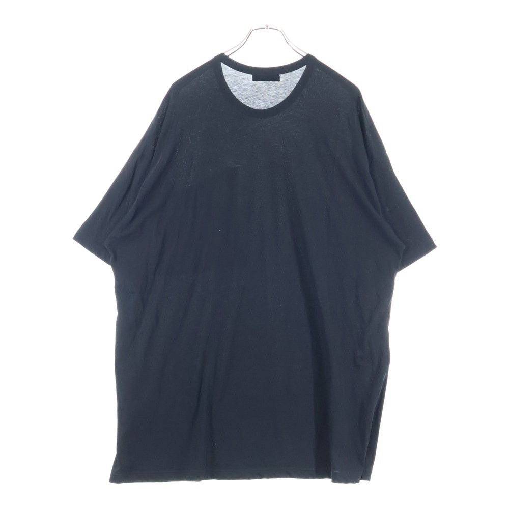 Yohji Yamamoto POUR HOMME(ヨウジヤマモト プールオム) 変形ポケット 半袖Tシャツ ブラック HO-T71-085