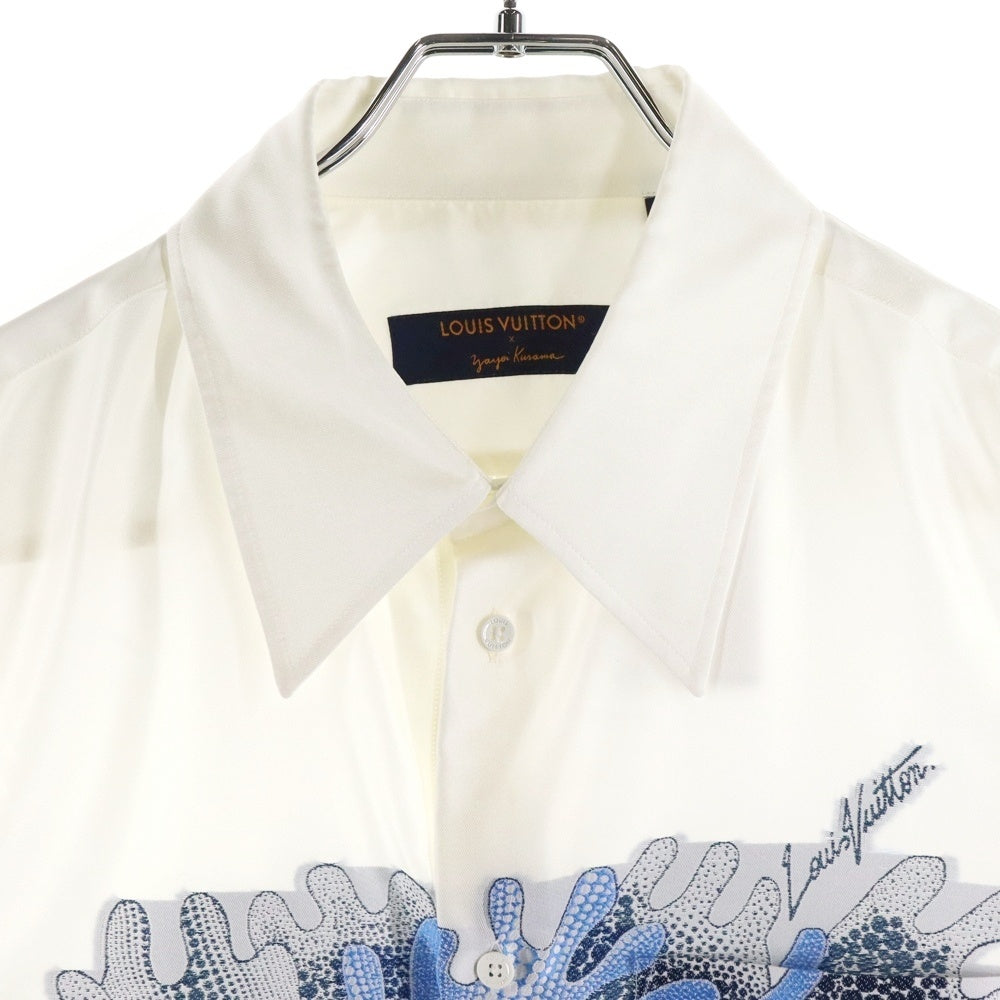 LOUIS VUITTON(ルイヴィトン) 23SS サイケデリックフラワー 長袖シャツ ホワイト RM231H V31 HOS32W
