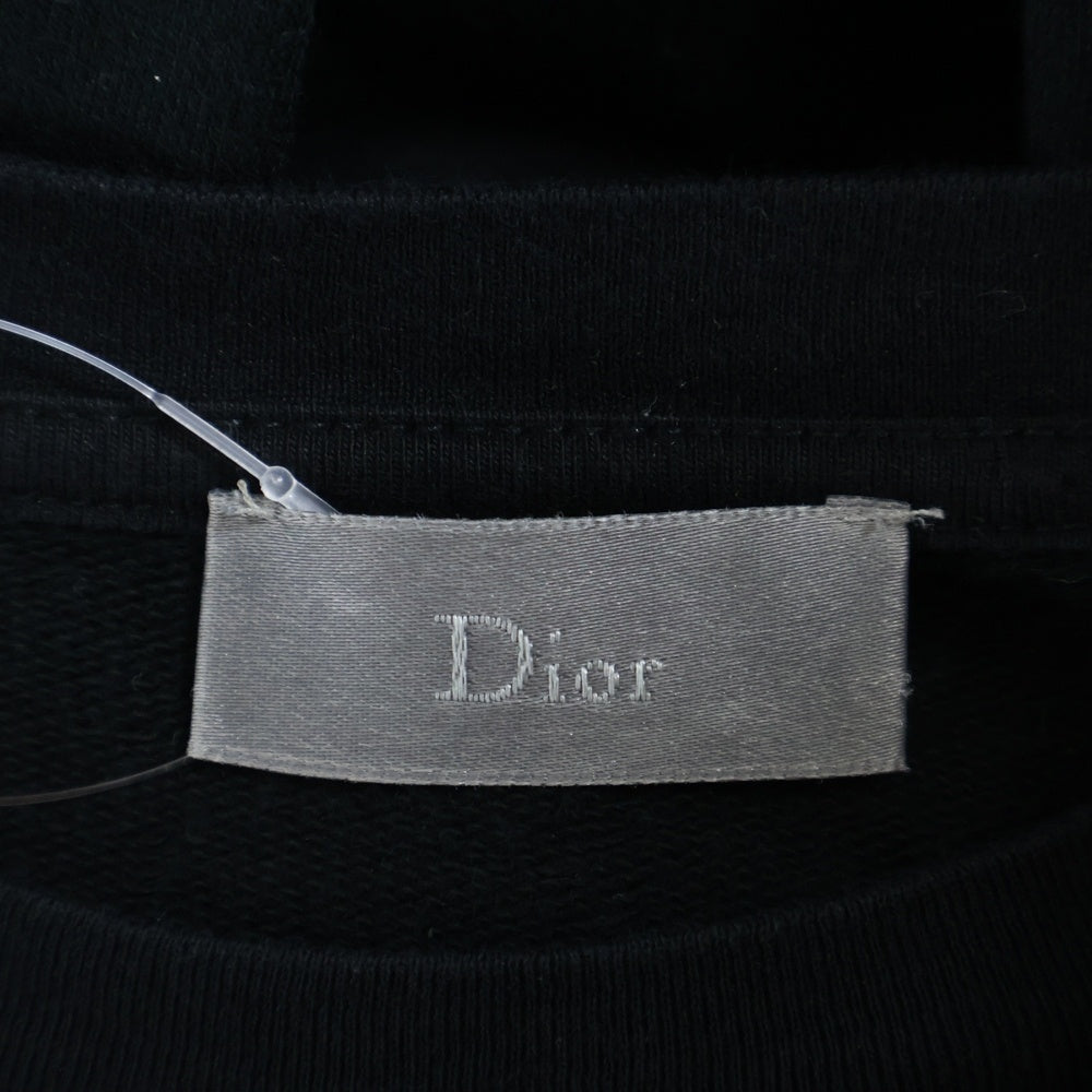 DIOR(ディオール) 18SS HARDIOR ロゴプリント クルーネック 半袖Tシャツ カットソー ブラック 863J611I1615