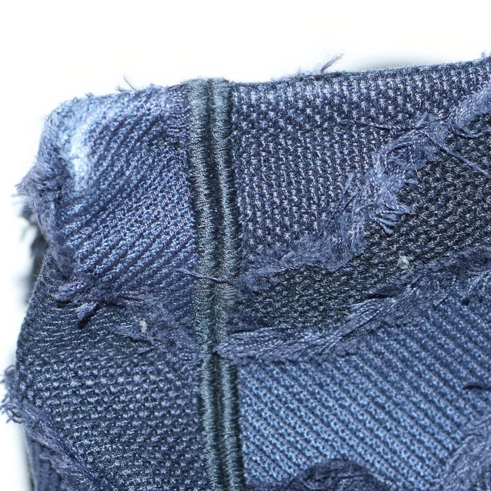 Christian Dior(クリスチャンディオール) BOOK TOTE MEDIUM CAMO ブックトート リゾートコレクション カモフラキャンバス トートバッグ レディース ネイビー