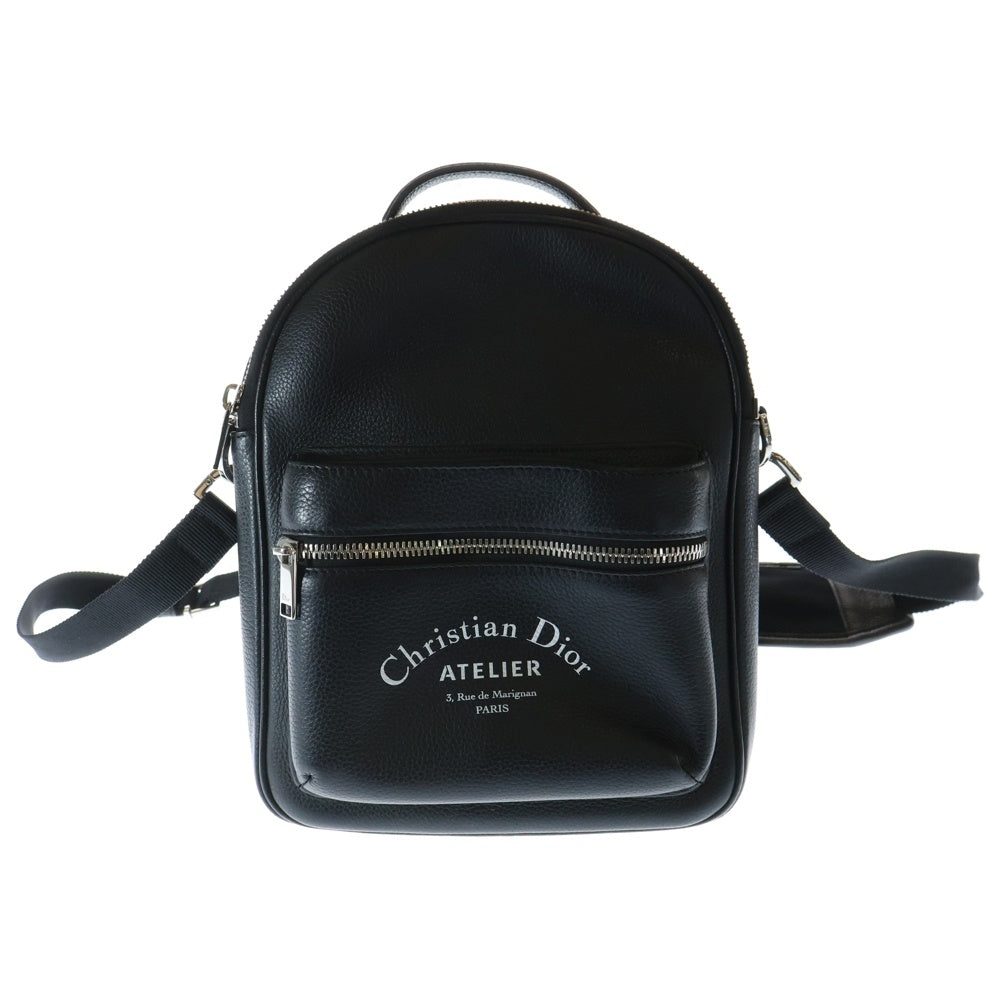 Christian Dior(クリスチャンディオール) Atelier Shoulder Bag アトリエ レザーワッペン ショルダーバッグ ボディバッグ ブラック
