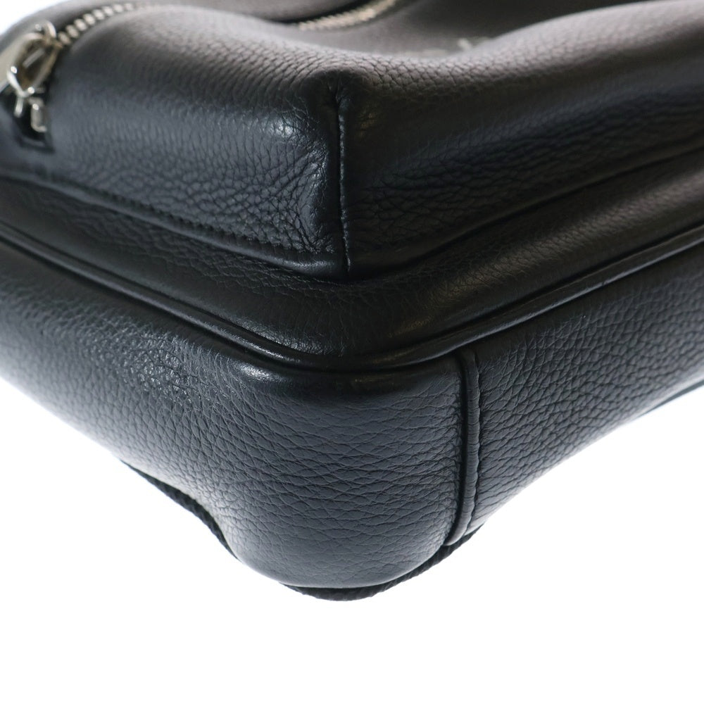 Christian Dior(クリスチャンディオール) Atelier Shoulder Bag アトリエ レザーワッペン ショルダーバッグ ボディバッグ ブラック