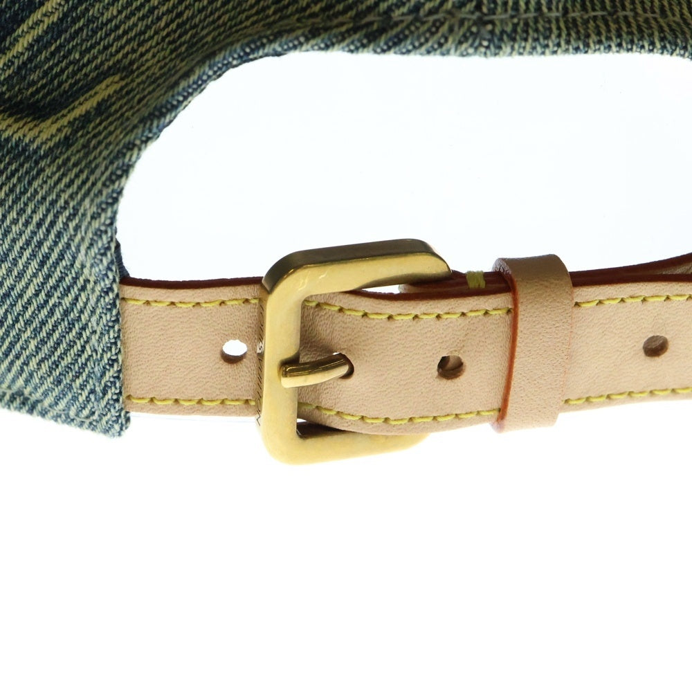 LOUIS VUITTON(ルイヴィトン) モノグラム デニム ベースボールキャップ インディゴ M7156L