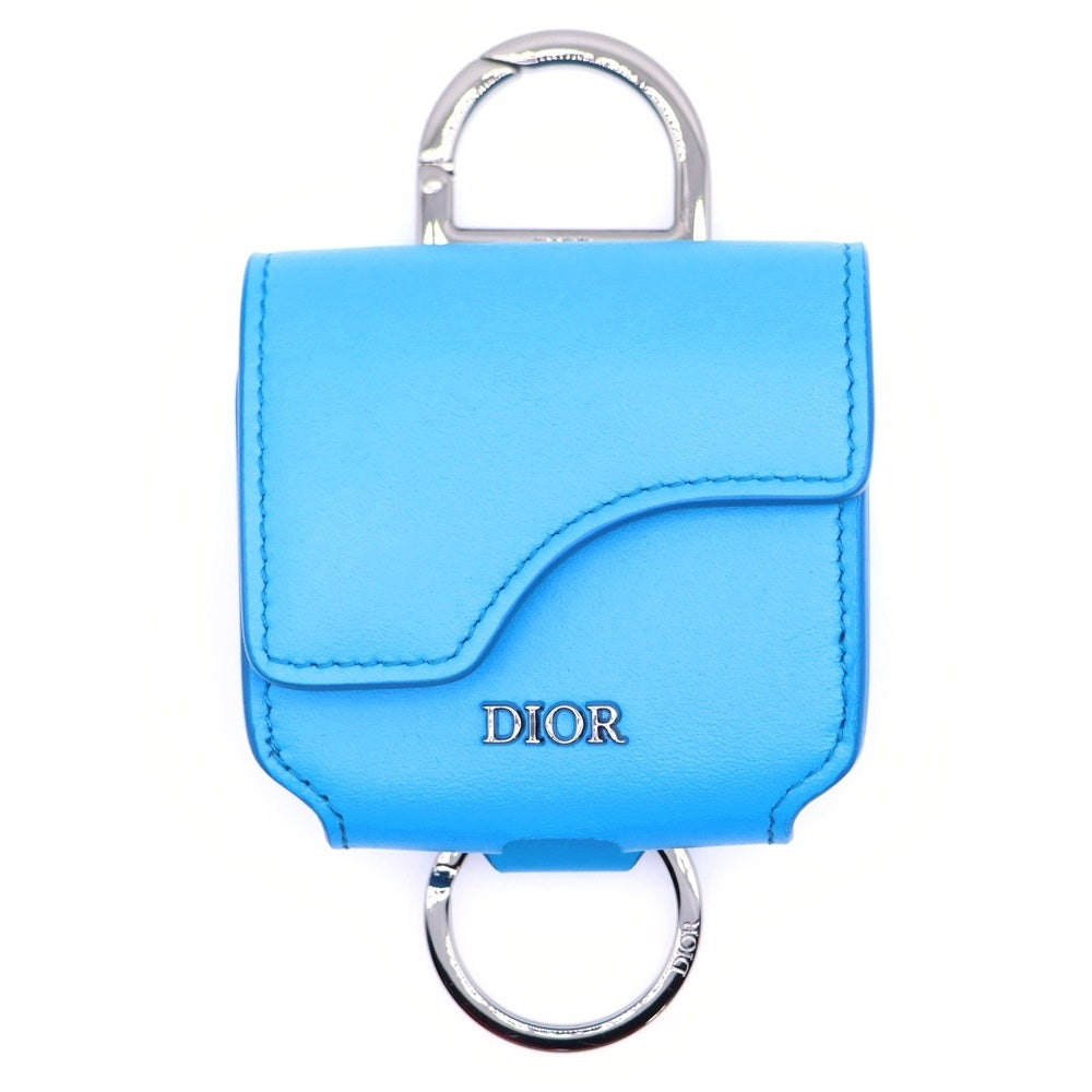 DIOR(ディオール) Airpods Pro Case レザー フラップ エアポッズケース ブルー