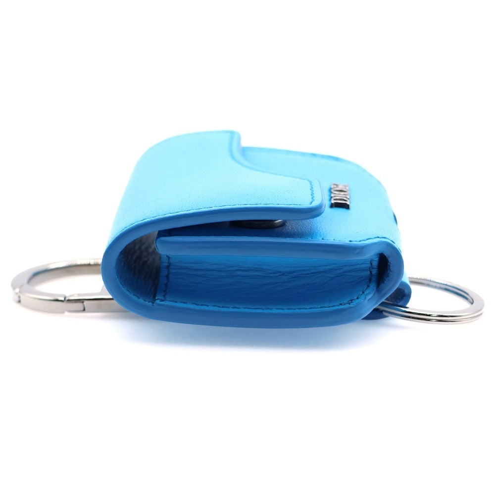 DIOR(ディオール) Airpods Pro Case レザー フラップ エアポッズケース ブルー