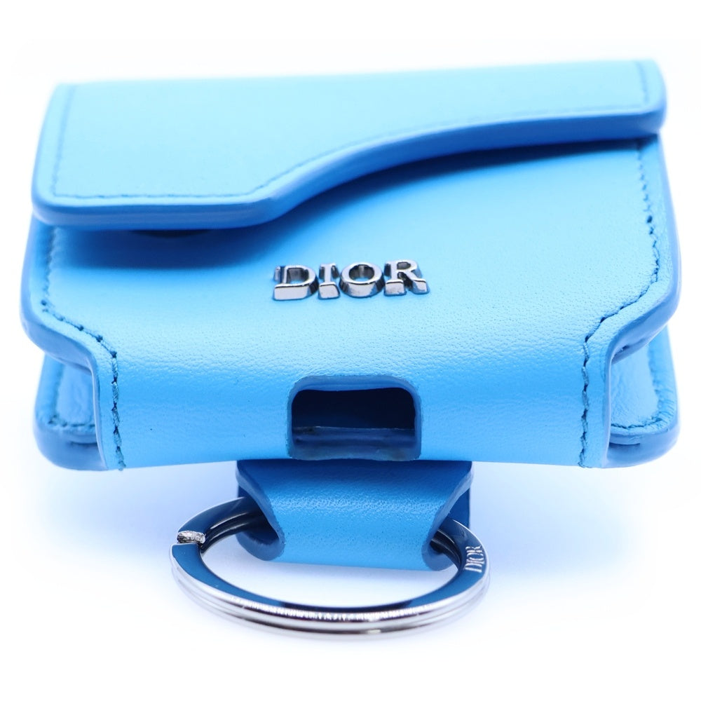 DIOR(ディオール) Airpods Pro Case レザー フラップ エアポッズケース ブルー