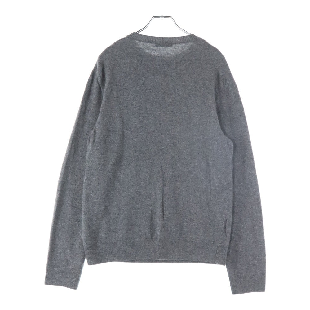 VALENTINO(ヴァレンティノ) サークルロゴ ウール ニット セーター グレー