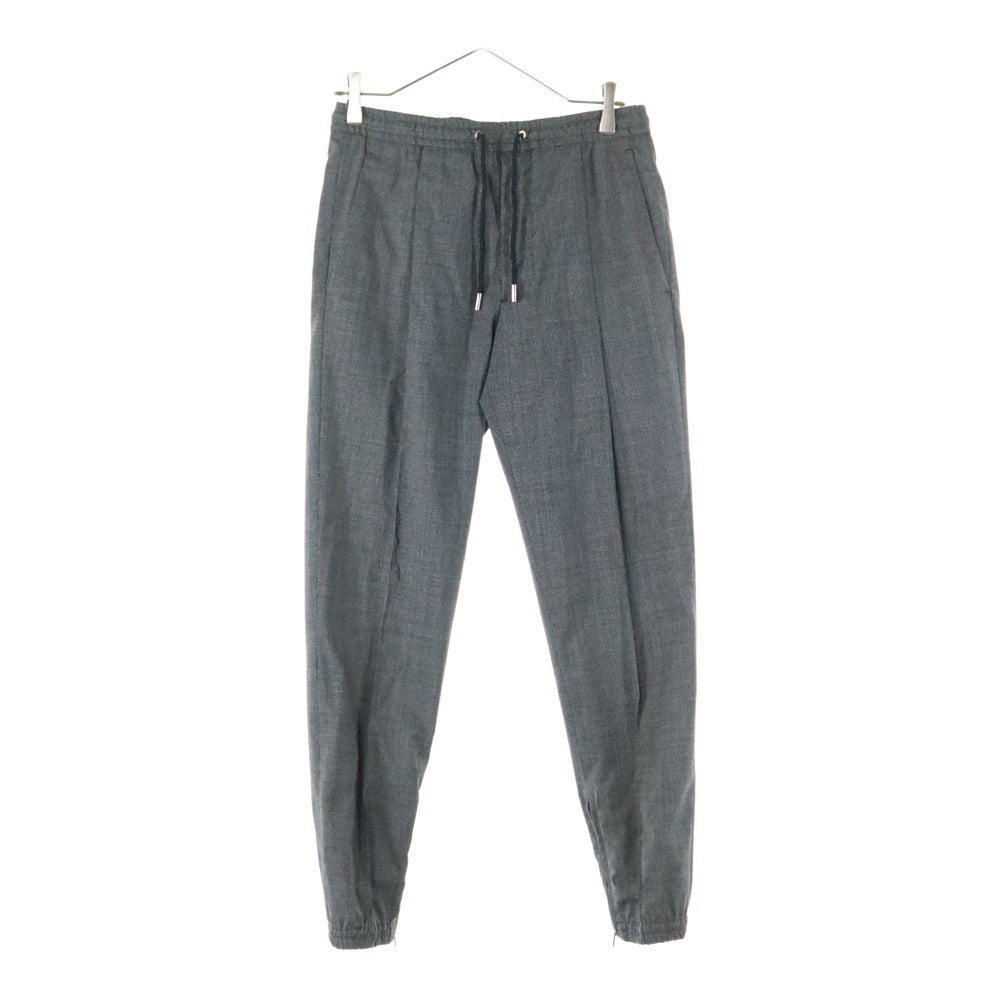 DIOR(ディオール) 裾ジップ ドローコード ジョガーパンツ チャコールグレー 113C122A4994