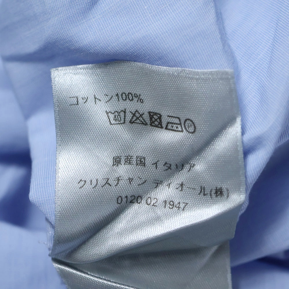 DIOR(ディオール) コットン ロングスリーブ ドレスシャツ ブルー 933C569A4584