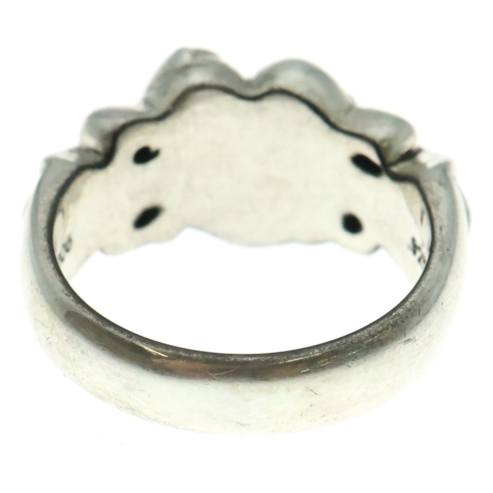 CHROME HEARTS(クロムハーツ) FLRL CRS HRT P/DIA フローラルハート アフター PAVEダイヤ リング シルバー