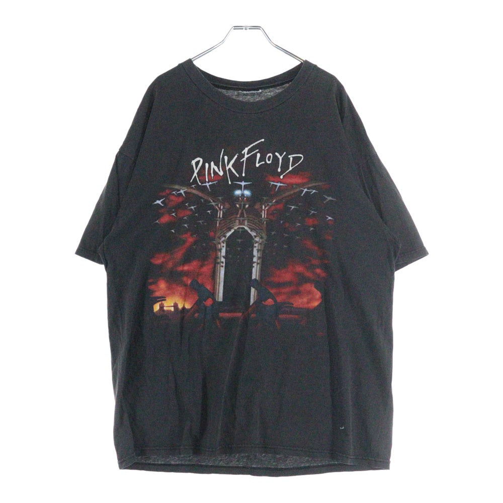VINTAGE(ヴィンテージ) 90s PINK FLOYD THE WALL ピンクフロイド ザウォール 両面プリント 半袖Tシャツ カットソー ブラック