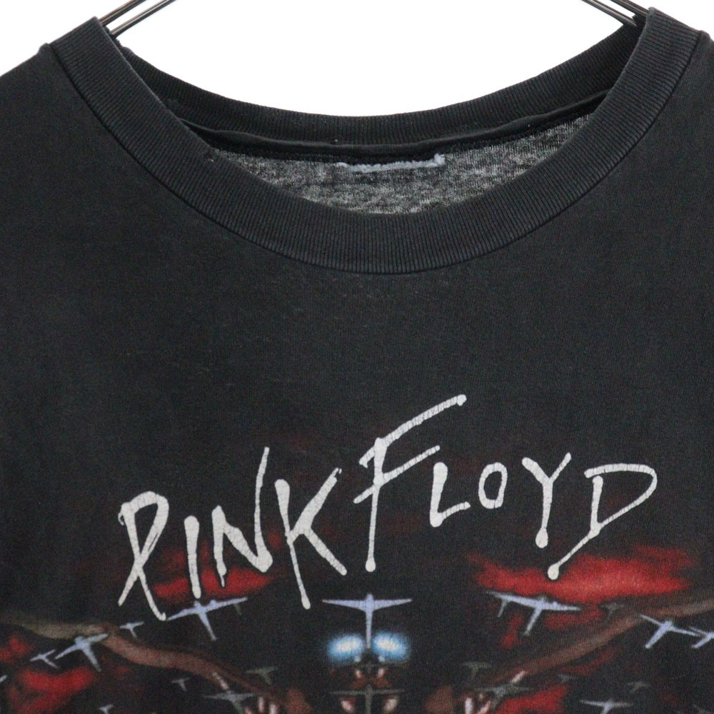 VINTAGE(ヴィンテージ) 90s PINK FLOYD THE WALL ピンクフロイド ザウォール 両面プリント 半袖Tシャツ カットソー ブラック