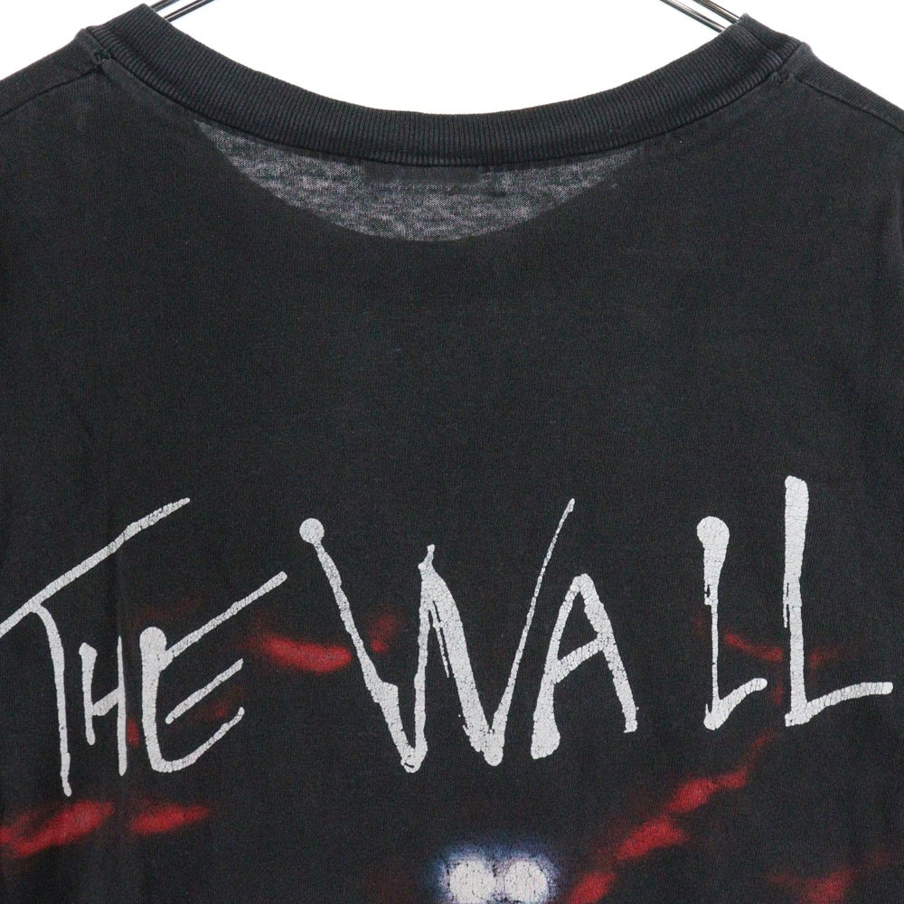 VINTAGE(ヴィンテージ) 90s PINK FLOYD THE WALL ピンクフロイド ザウォール 両面プリント 半袖Tシャツ カットソー ブラック