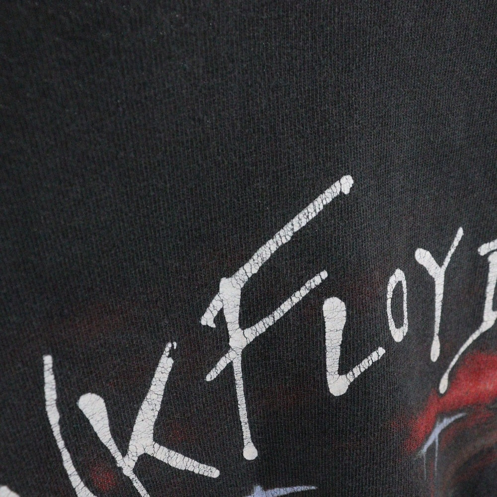 VINTAGE(ヴィンテージ) 90s PINK FLOYD THE WALL ピンクフロイド ザウォール 両面プリント 半袖Tシャツ カットソー ブラック