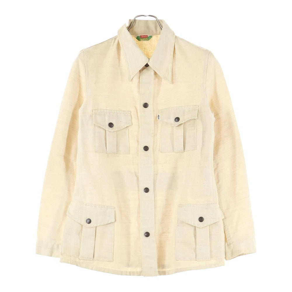 Levi's(リーバイス) Juniors 70S VINTAGE SAFARI JACKET ヴィンテージ ミリタリー サファリ ジャケット アイボリー