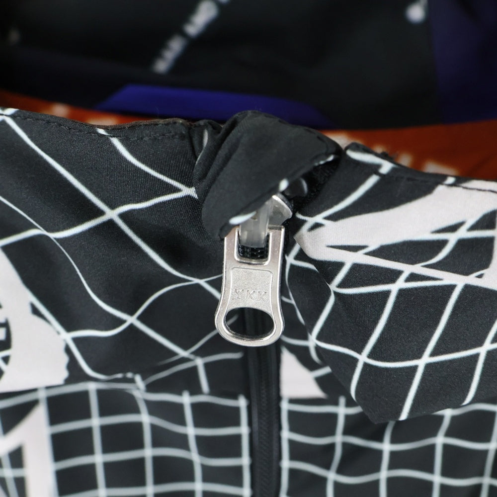 MARK&LONA(マークアンドロナ) 22SS Anachron Reversible Zip Hood Jacket スカルプリント アナクロン リバーシブル ジップアップ フーデッド ジャケット ブラック MLM-2A-AD03