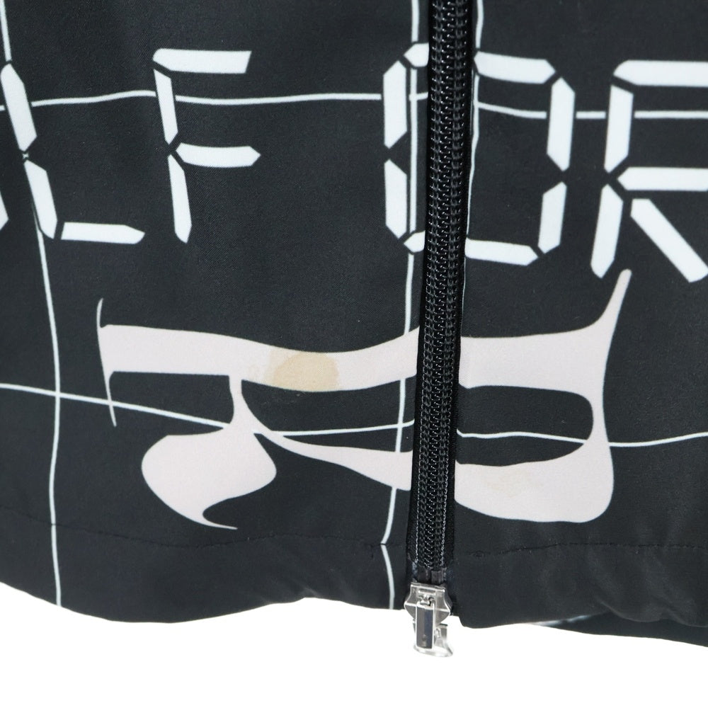 MARK&LONA(マークアンドロナ) 22SS Anachron Reversible Zip Hood Jacket スカルプリント アナクロン リバーシブル ジップアップ フーデッド ジャケット ブラック MLM-2A-AD03