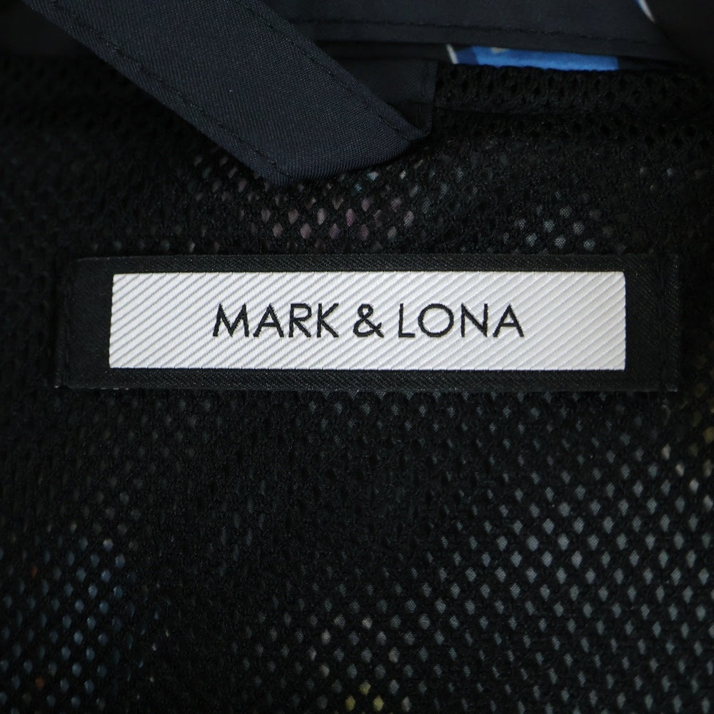 MARK&LONA(マークアンドロナ) 20AW ×Pokemon Golf Pleasures Hooded Zip Jacket ポケモン 総柄 ゴルフ プレジャーズ ジップアップ フーデッド ジャケット ブラック MAM-OC-AD01