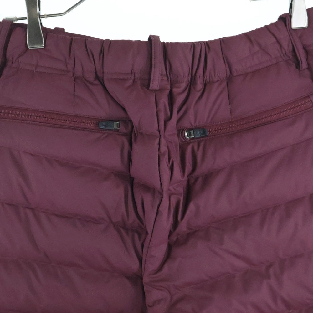 MARK&LONA(マークアンドロナ) 22AW Indy Stretch Down Pants ロゴプリント インディー ストレッチ ダウンパンツ ボルドー MLM-2C-AT19